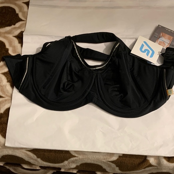 Benson Black Sports Bra NWT size 34G adjustable - Picture 7 of 15